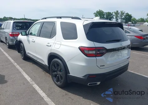 2025 Honda Pilot Black Edition из США, поврежденный, VIN 5FNYG1H90SB128783